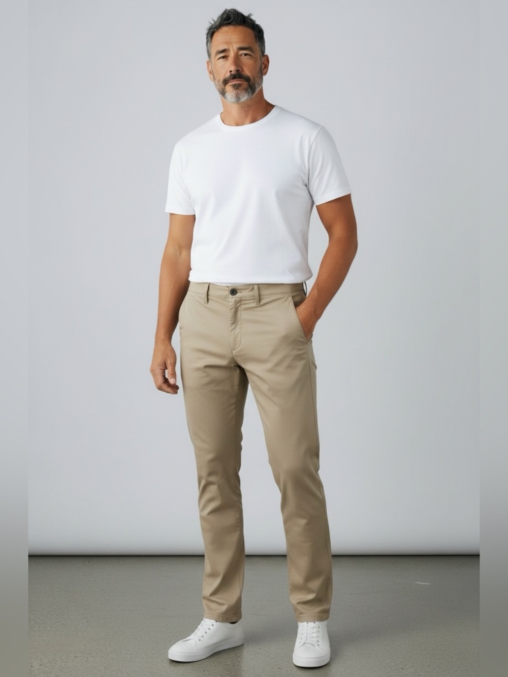 UNTUCKit Chancelor Chino Pants Tan Straight Fit Men 36x34